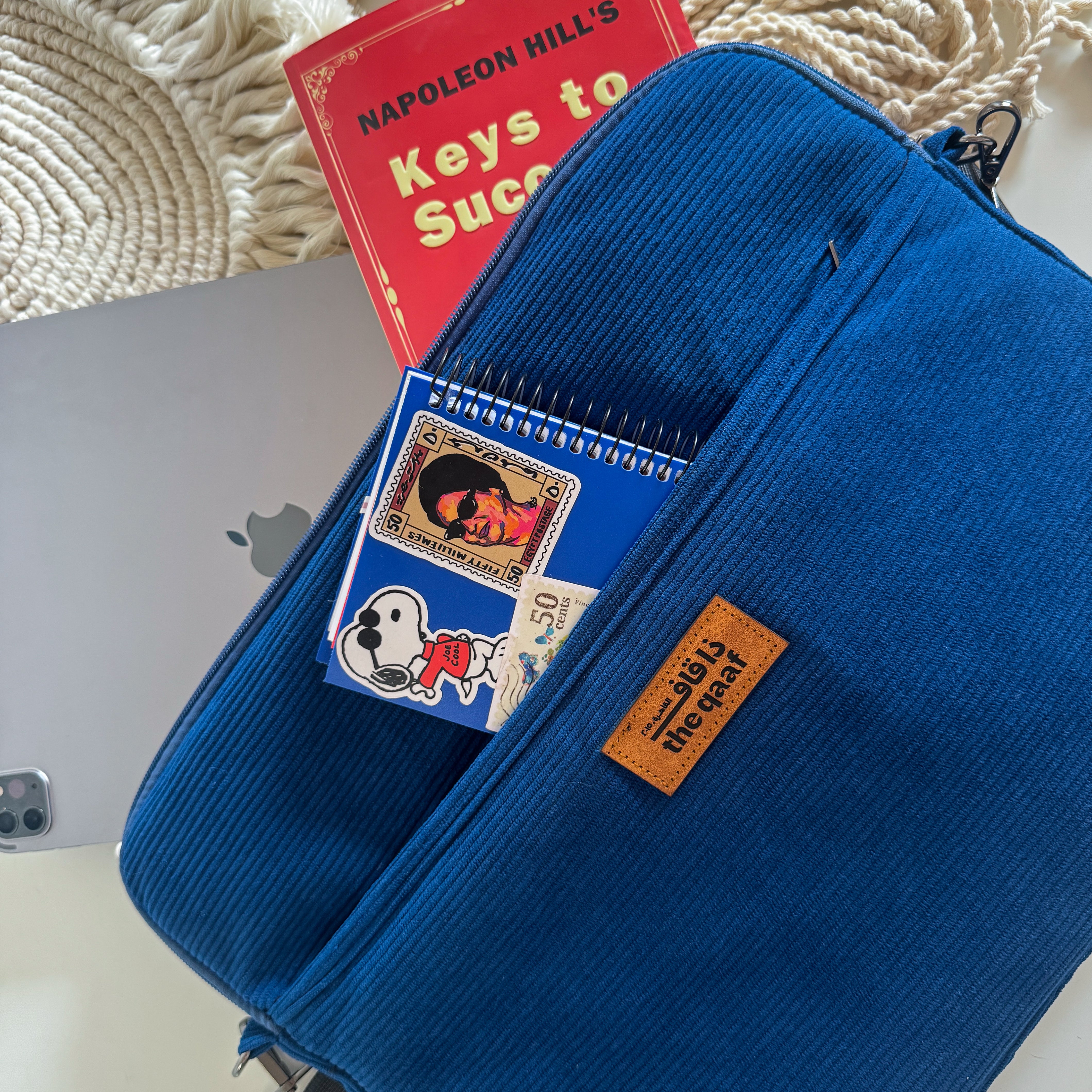 Petrol Corduroy Laptop