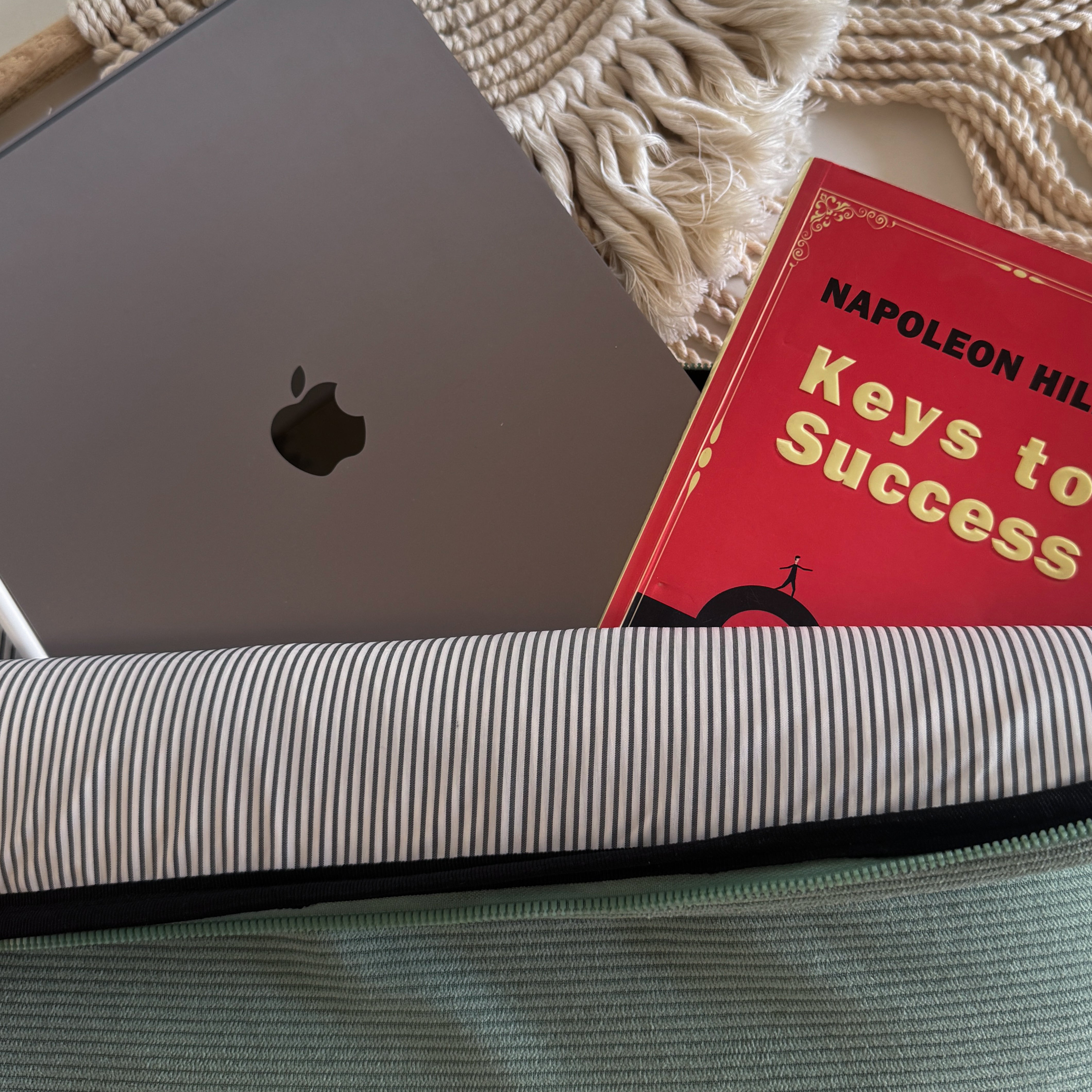 Mint Green Corduroy Laptop