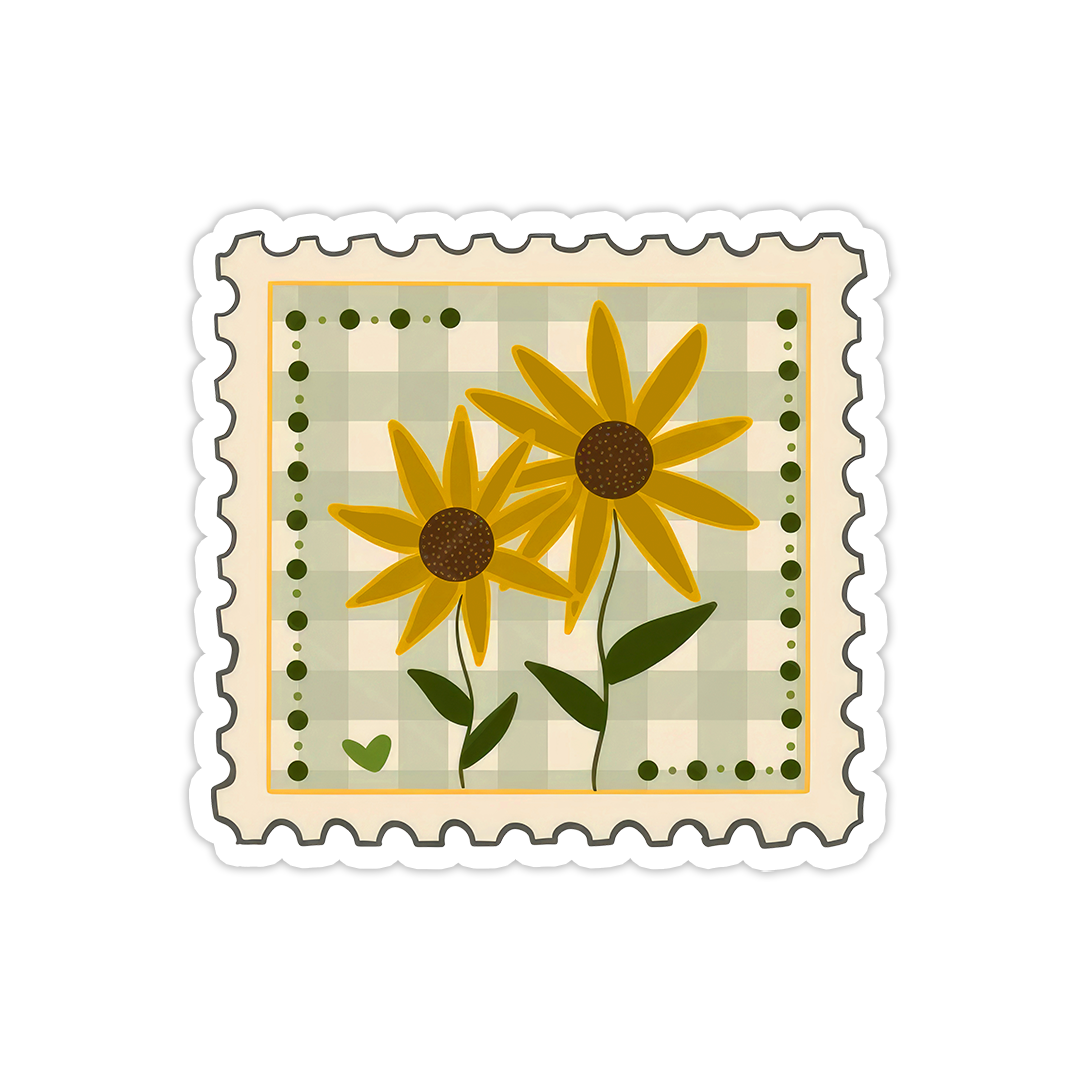 sun flower stamp - theqaafshop