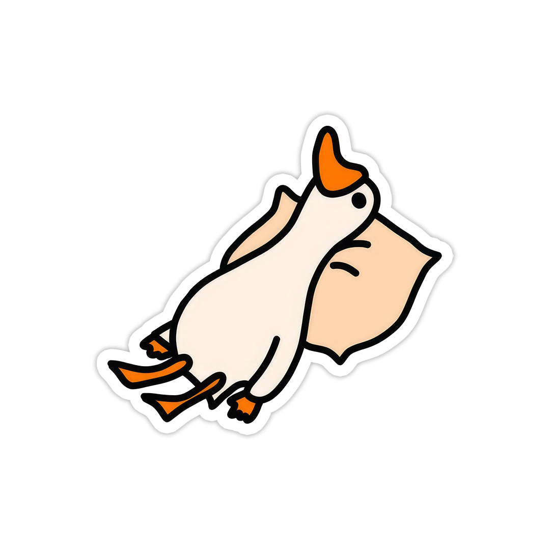 Tired duck