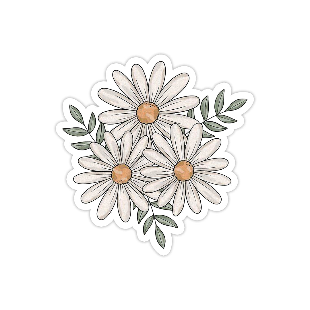 Decorate Your Laptop With Aesthetic Boho Flowers Sticker