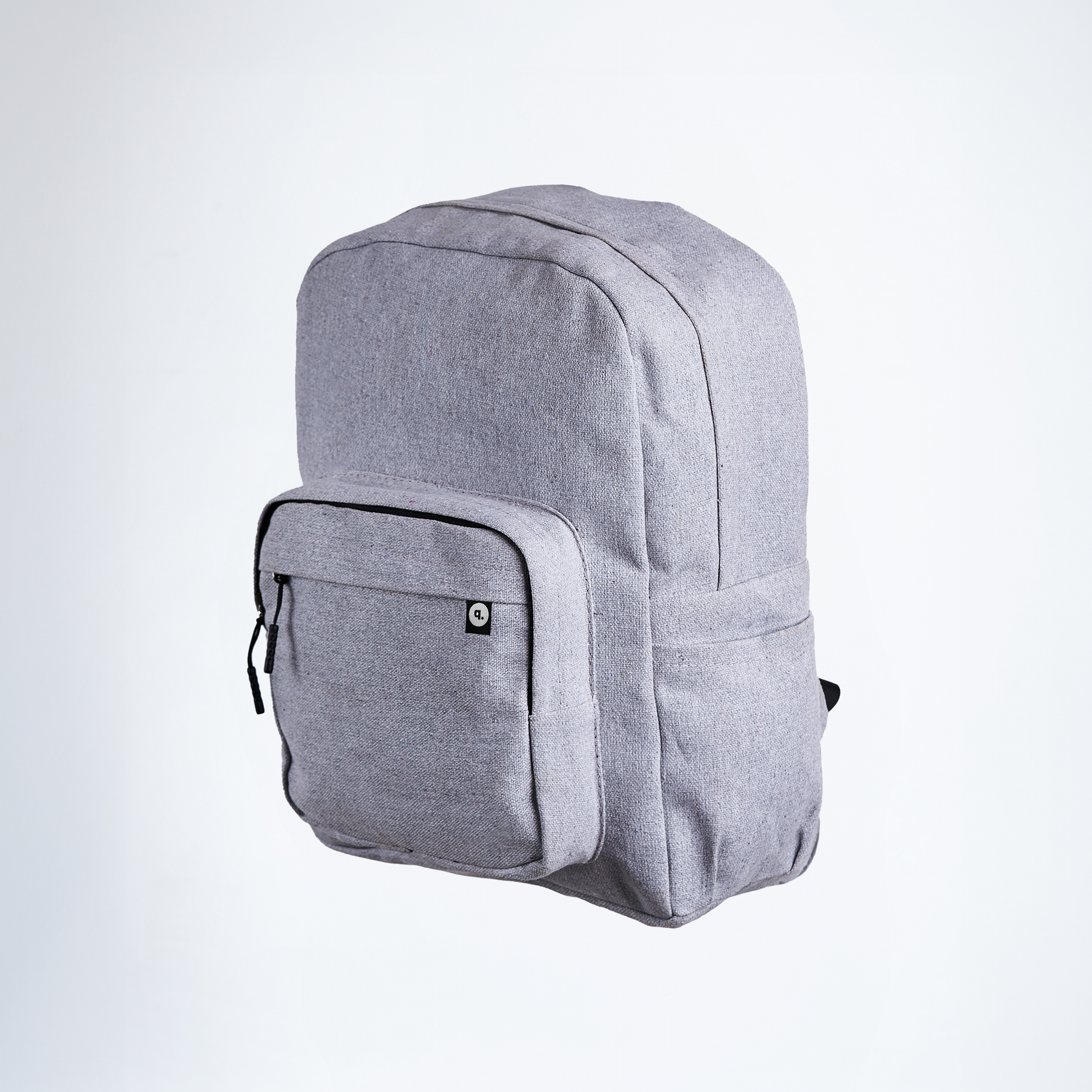 Grey Basic Backpack - theqaafshop