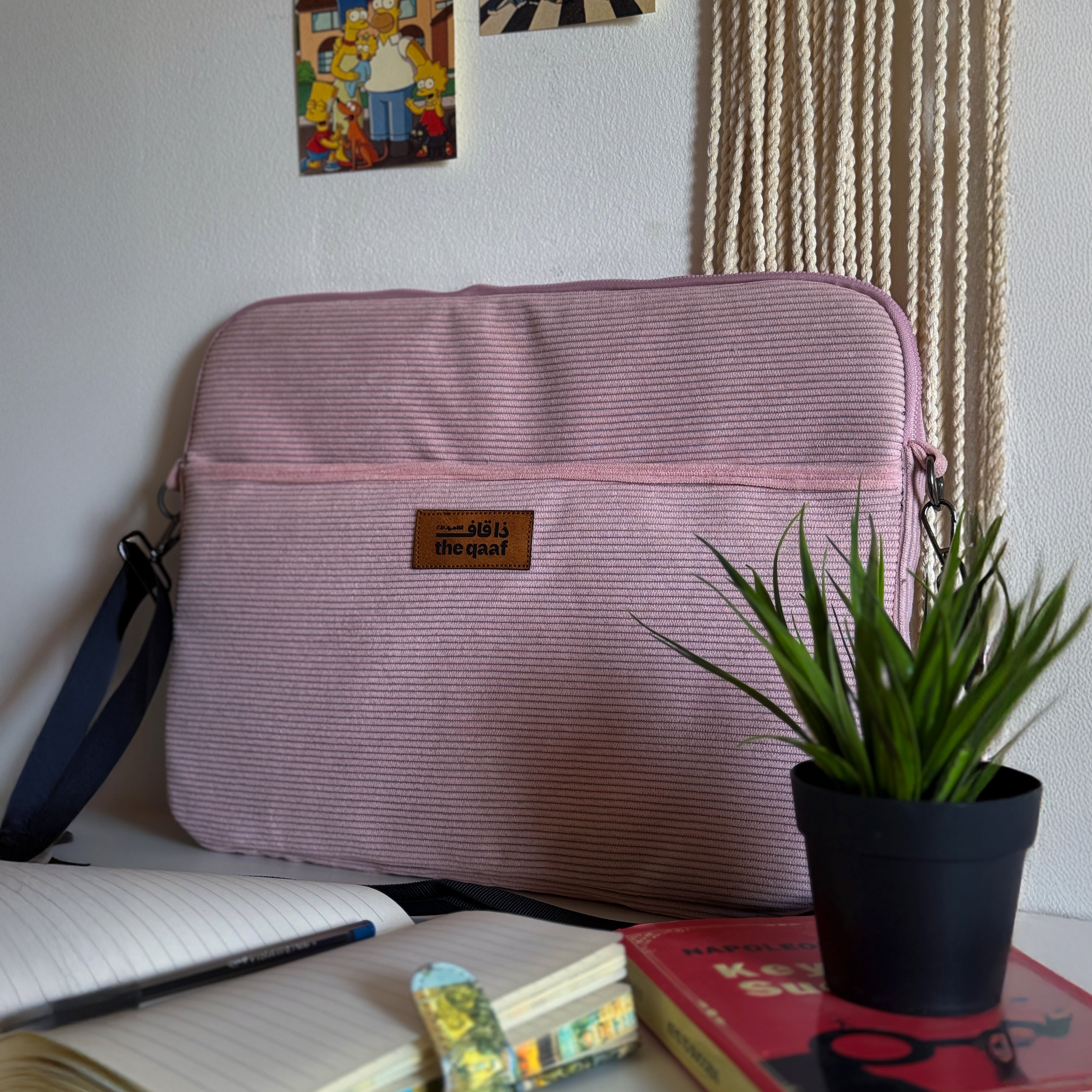 Pink Corduroy Laptop