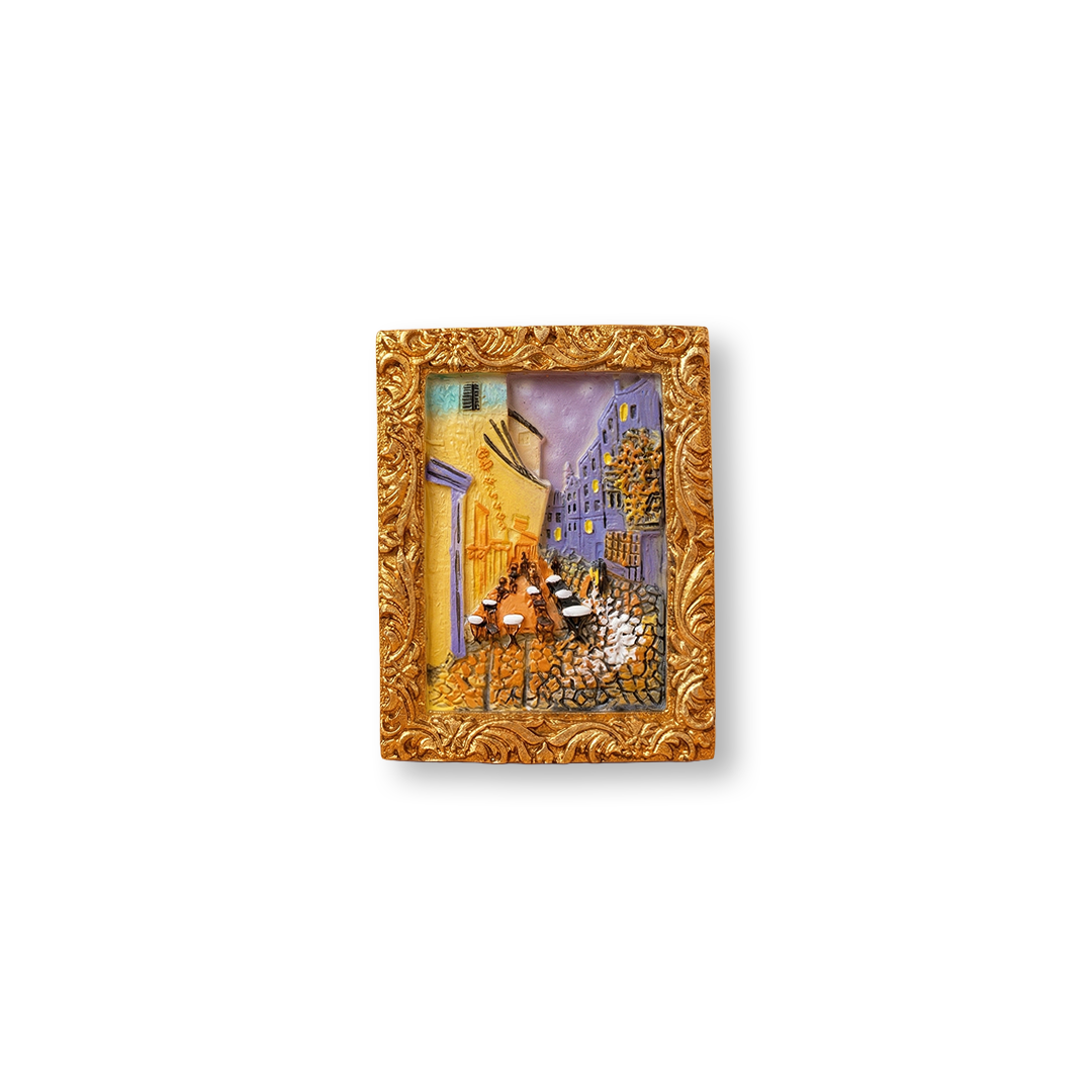 Café Terrace at Night - theqaafshop