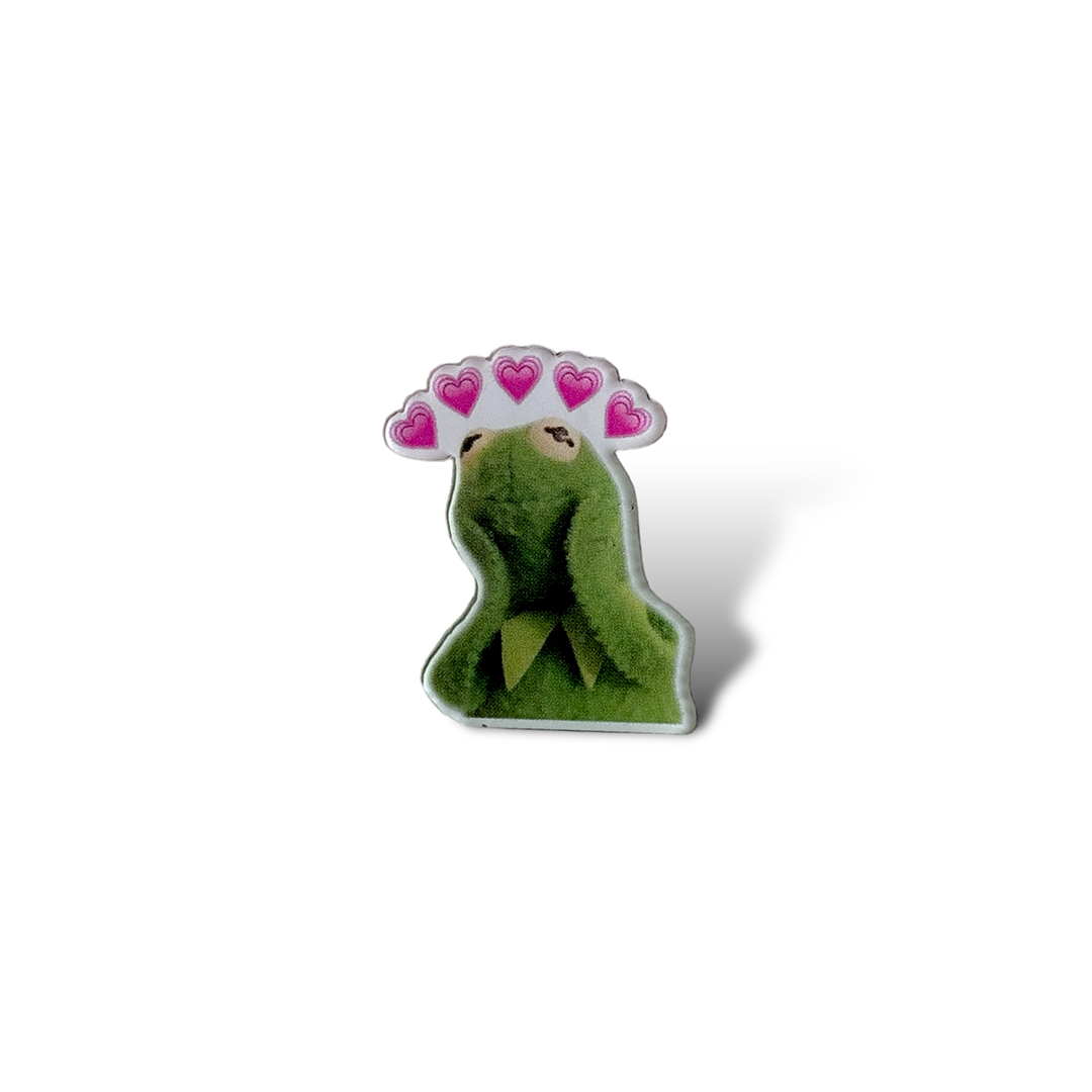 Lovely Kermit Pin