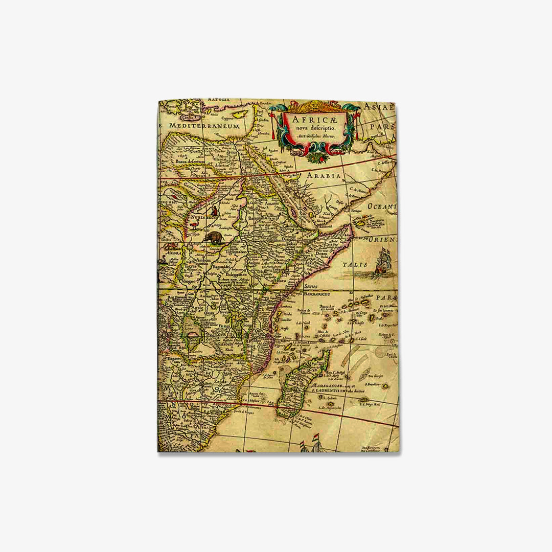 Brown Map Theqaafshop