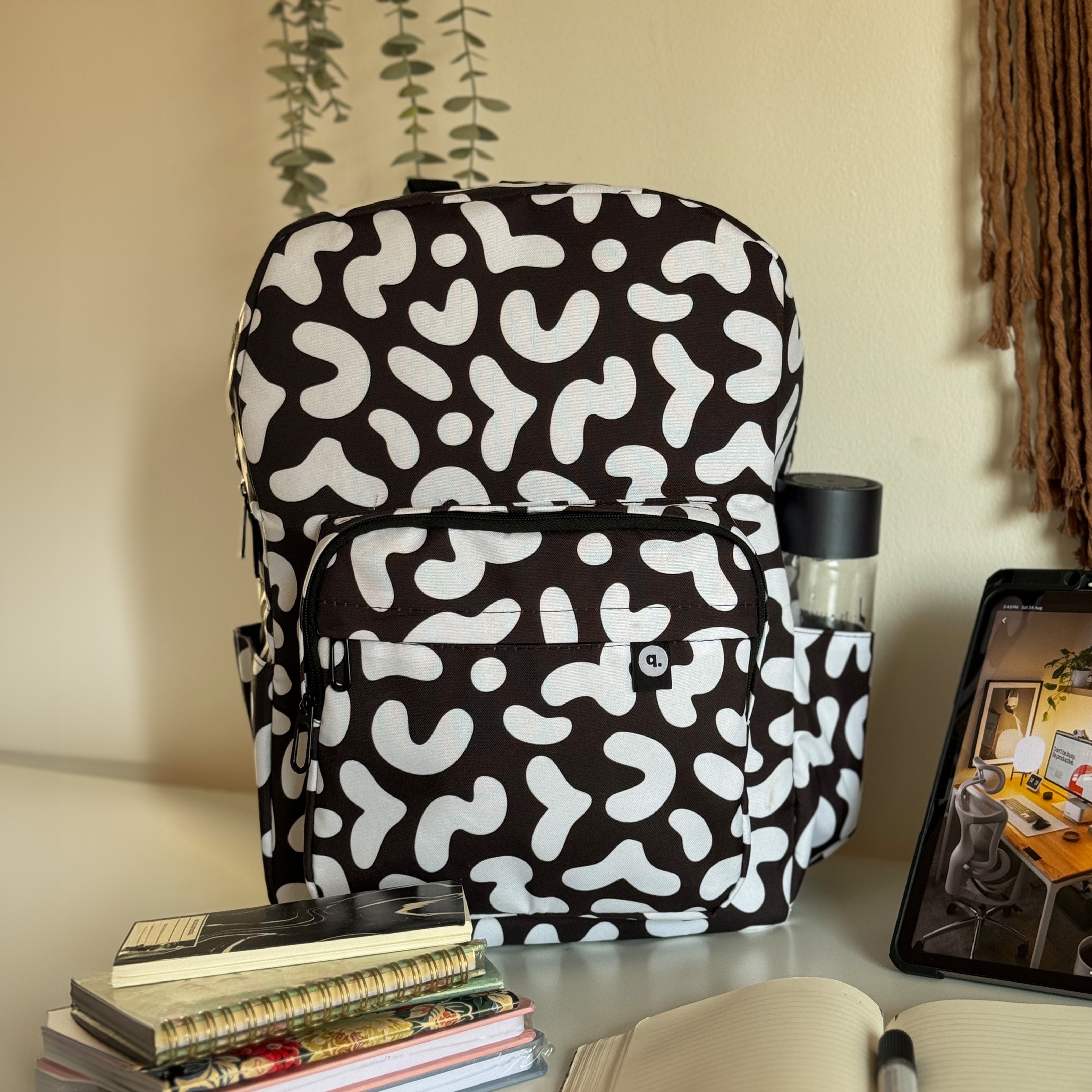 Abstract Basketball Backpack Backpacks – theqaafshop