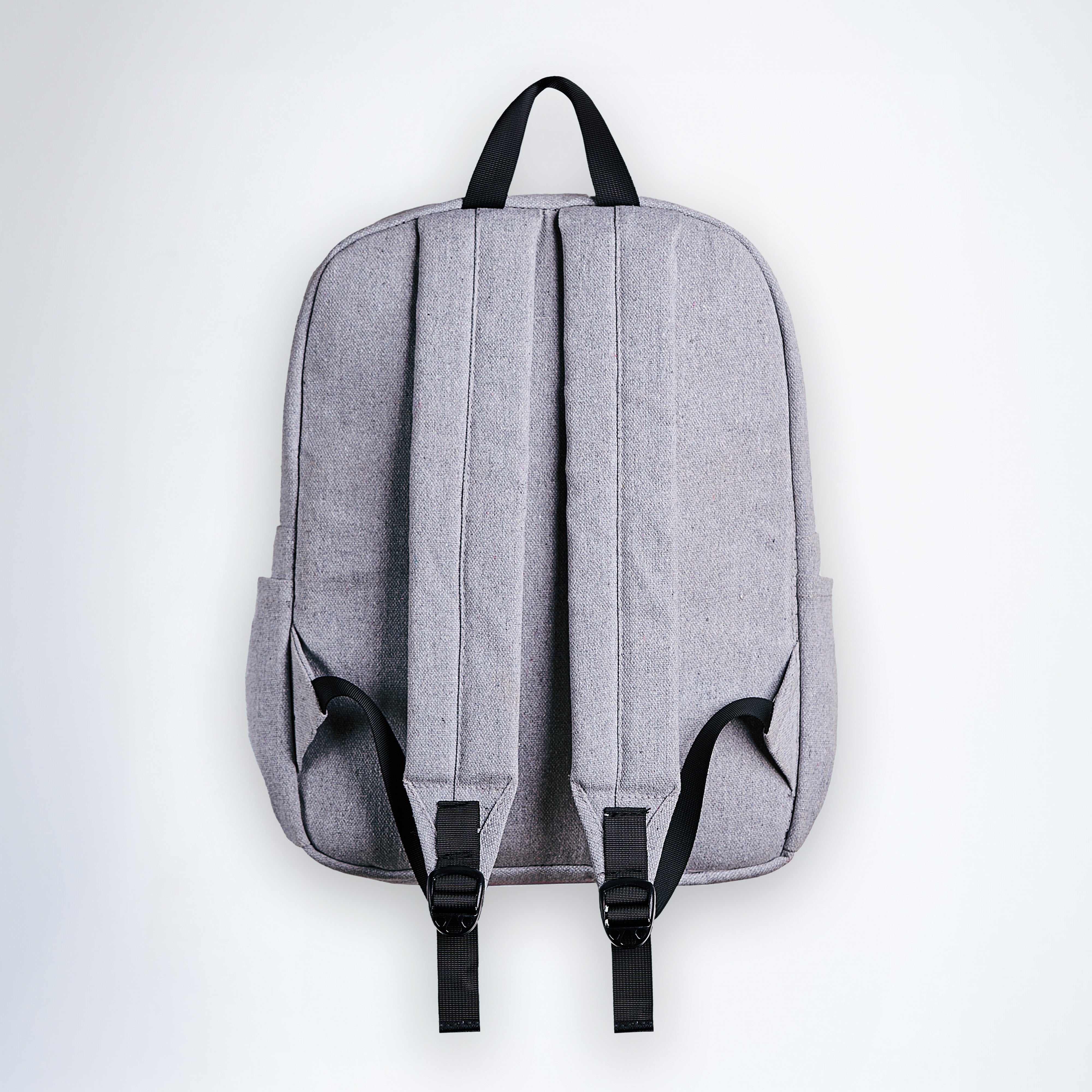 Grey Basic Backpack - theqaafshop