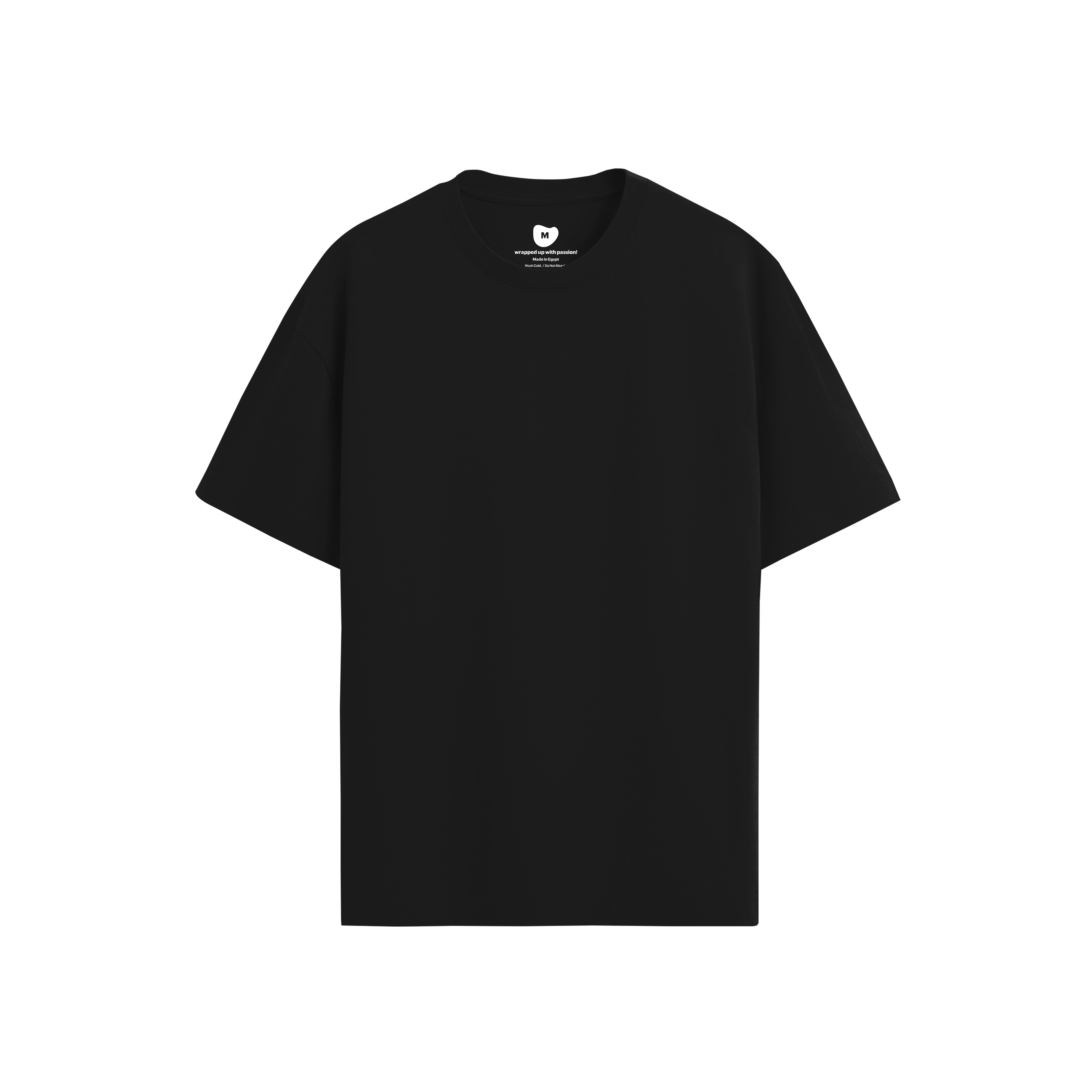 Black Basic T-shirt - theqaafshop