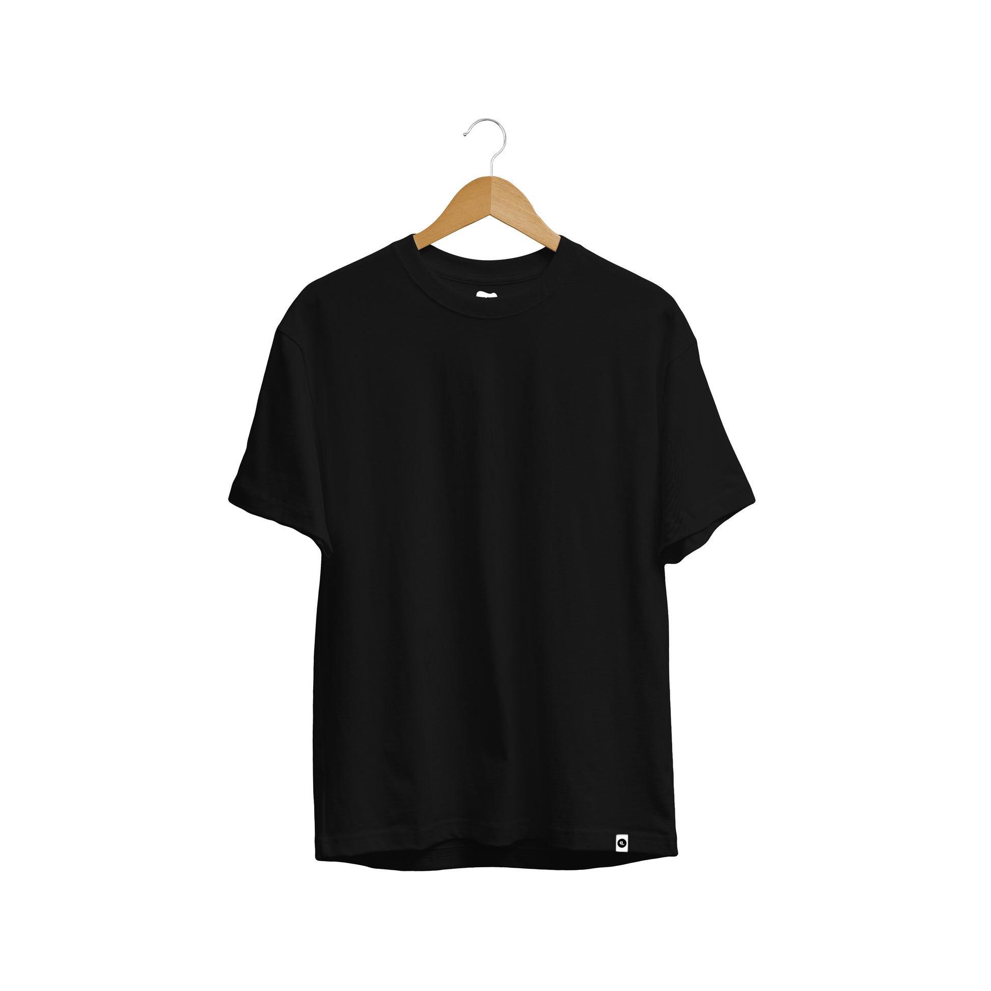 Black Basic T-shirt - theqaafshop