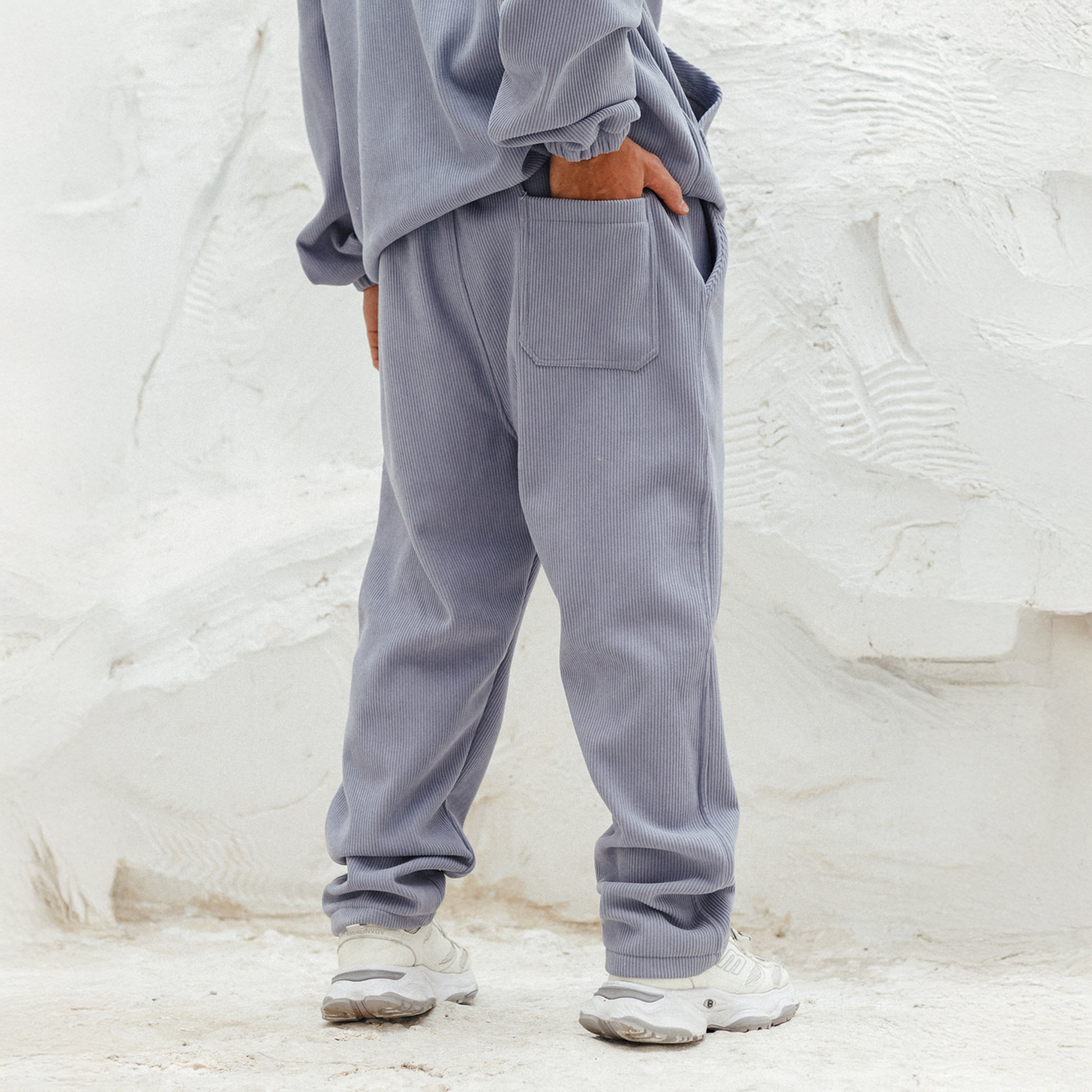 Grey Corduroy Pants