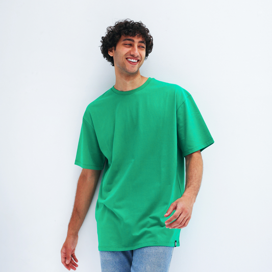 Green Basic T-shirt - theqaafshop