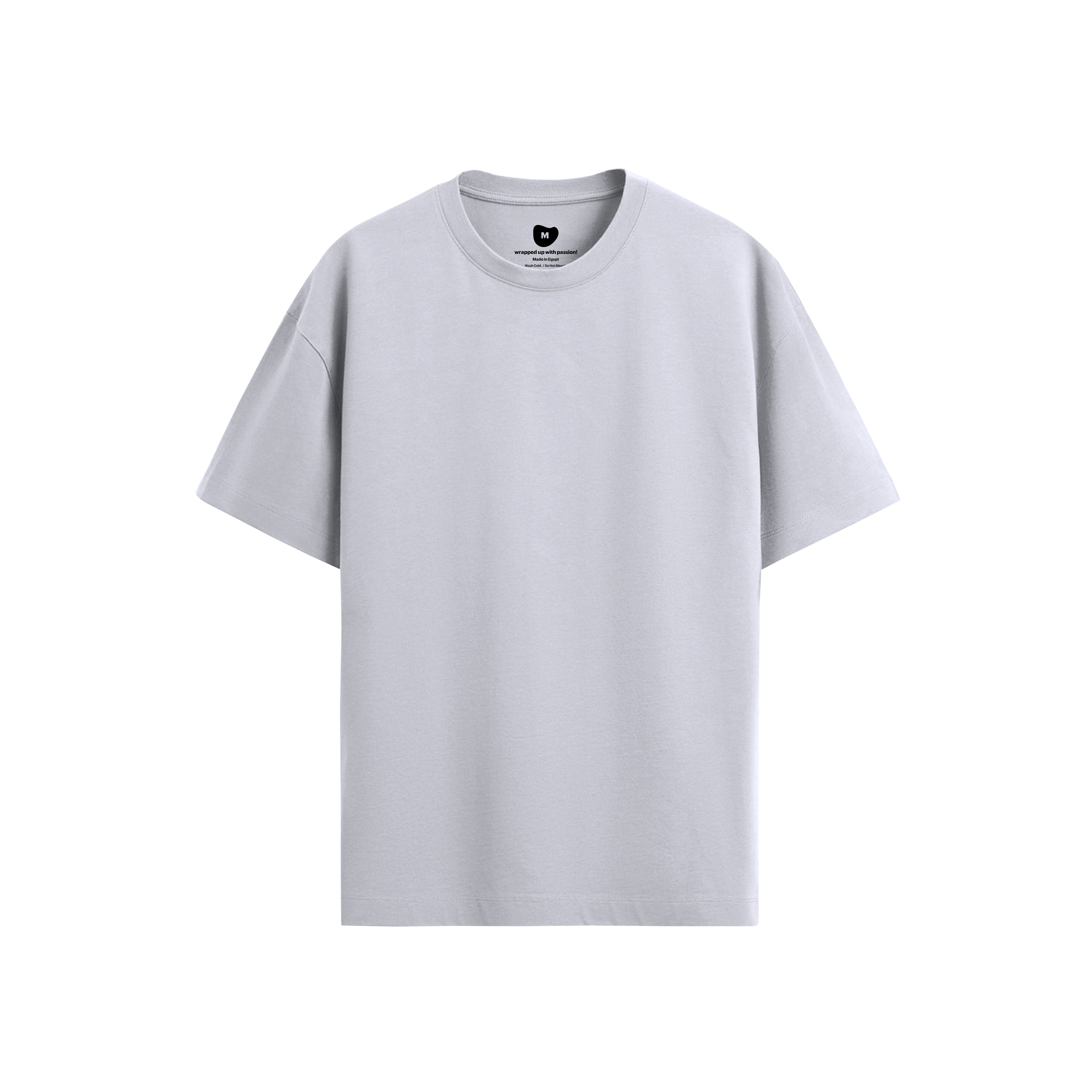Silver Basic T-shirt - theqaafshop