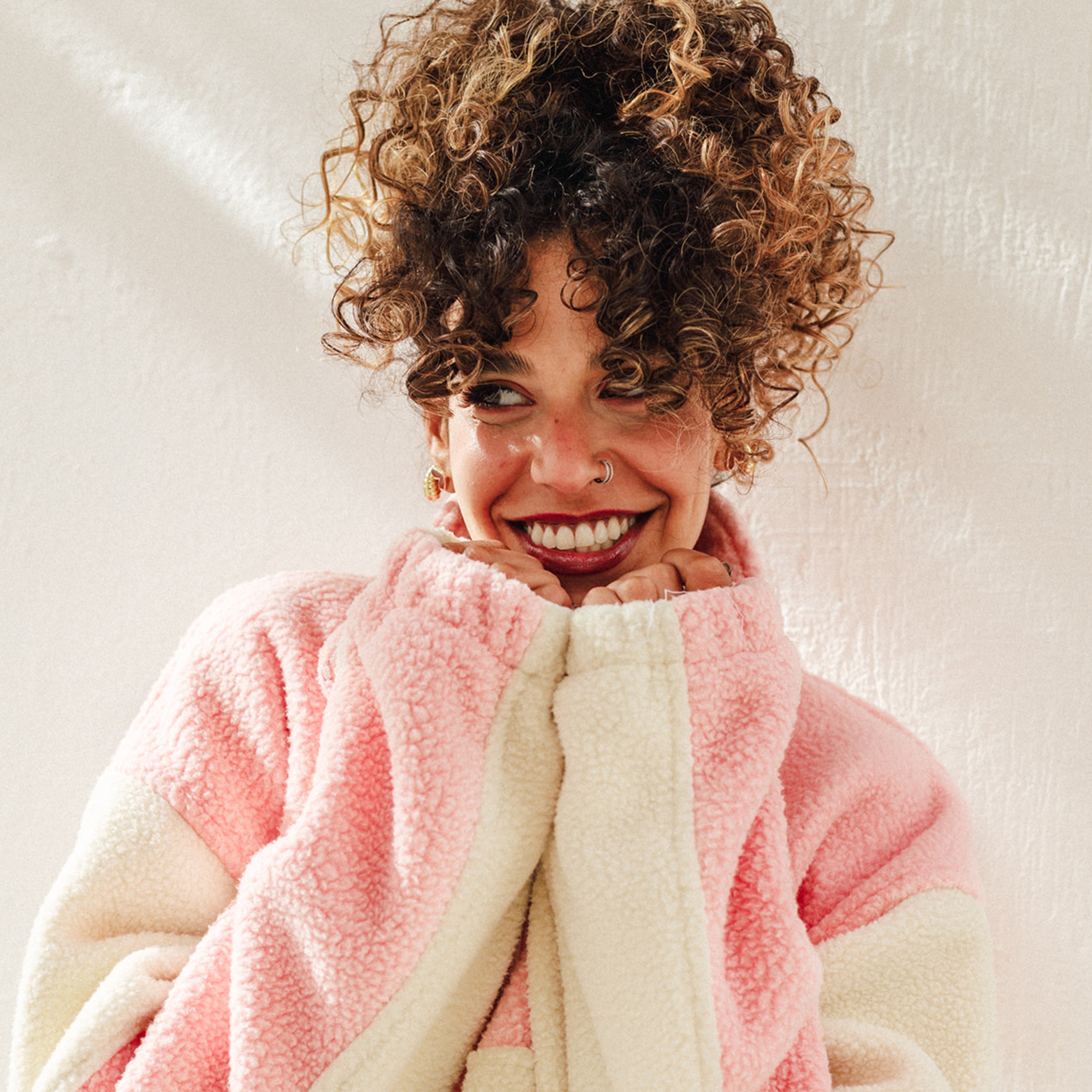 Pink Fur Hoodie