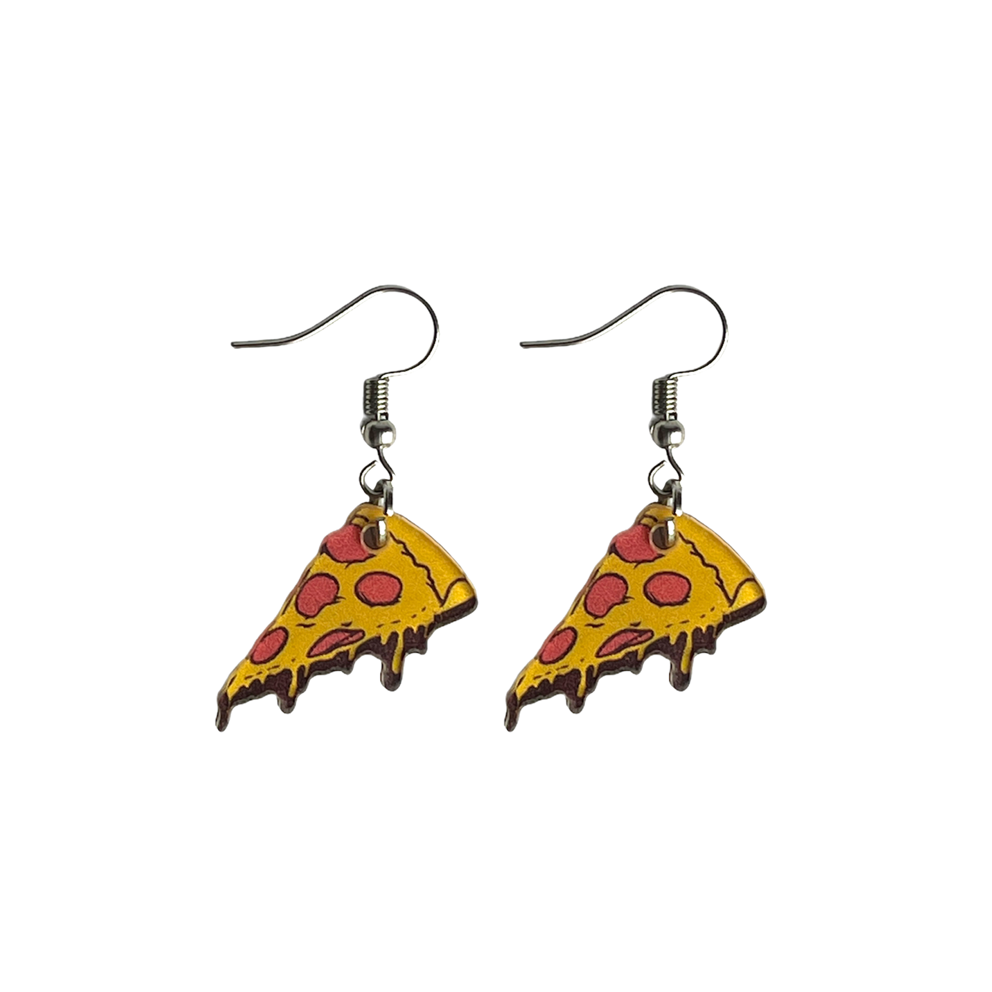 Pizza Acrylic Earring - theqaafshop