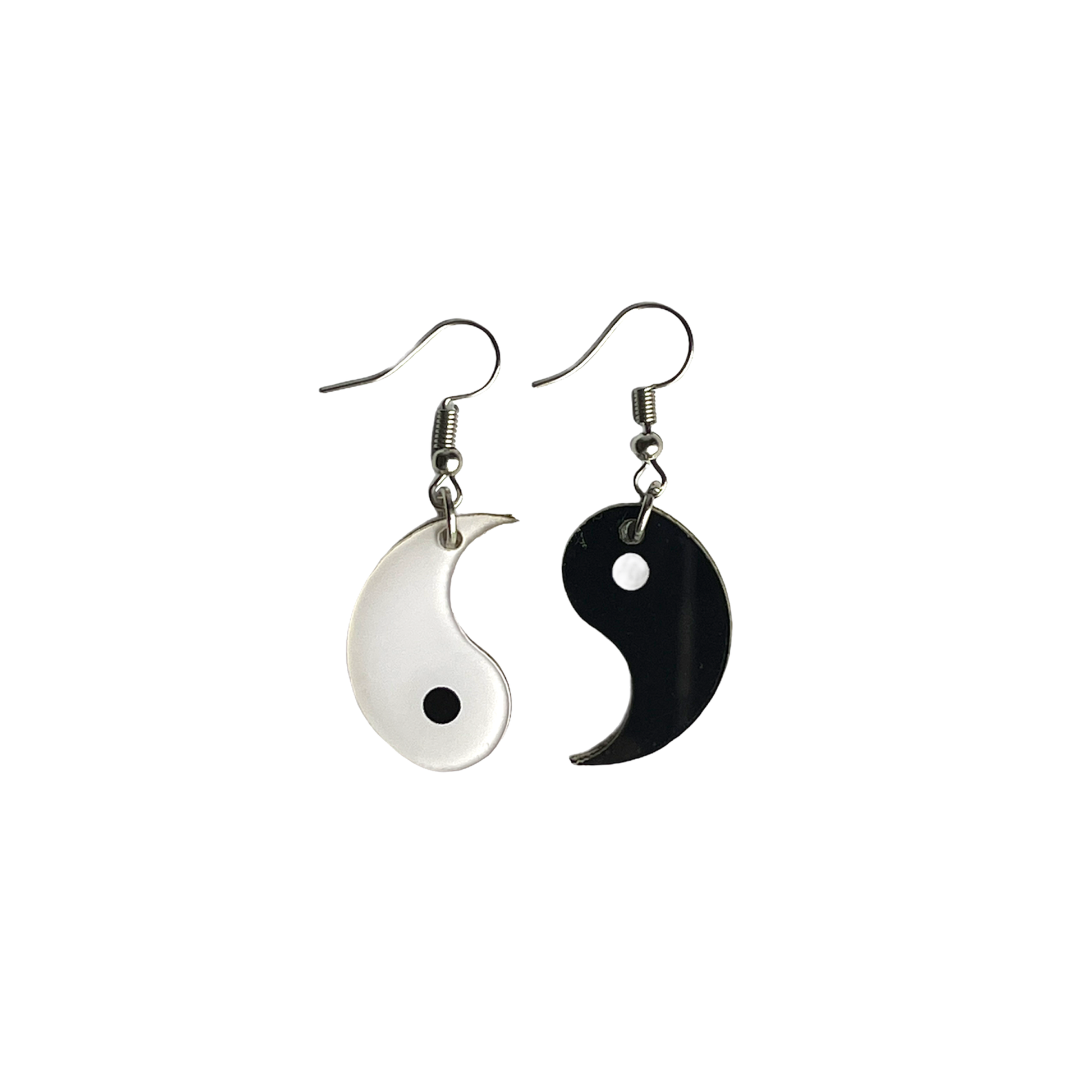 Yin Yang Acrylic Earring - theqaafshop